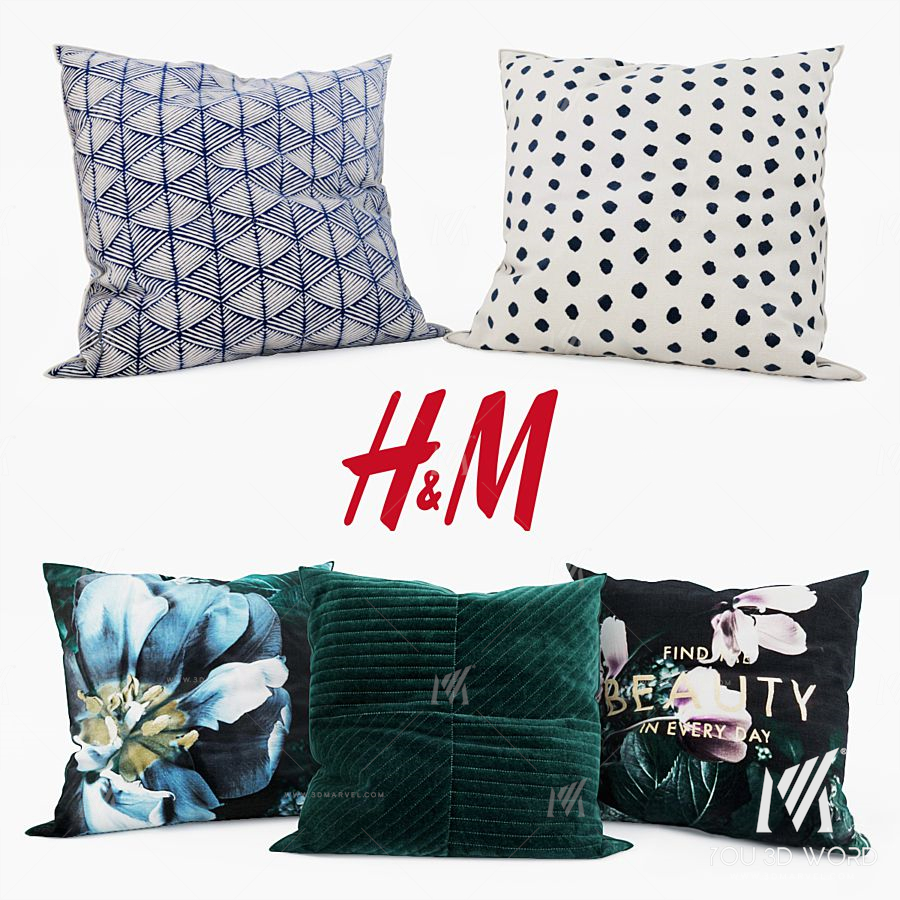 H & M Home - Decorative Pillows set 12